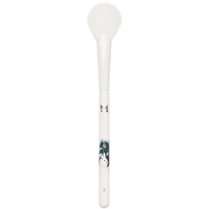 Веерная пушистая плоская кисть для пудр и любых других сухих текстур (лимитированная серия)